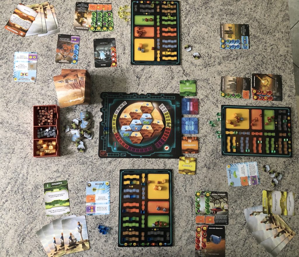 Tapis De Jeu Terraforming Mars Ares Expedition - Version Italienne Ghenos - Neuf